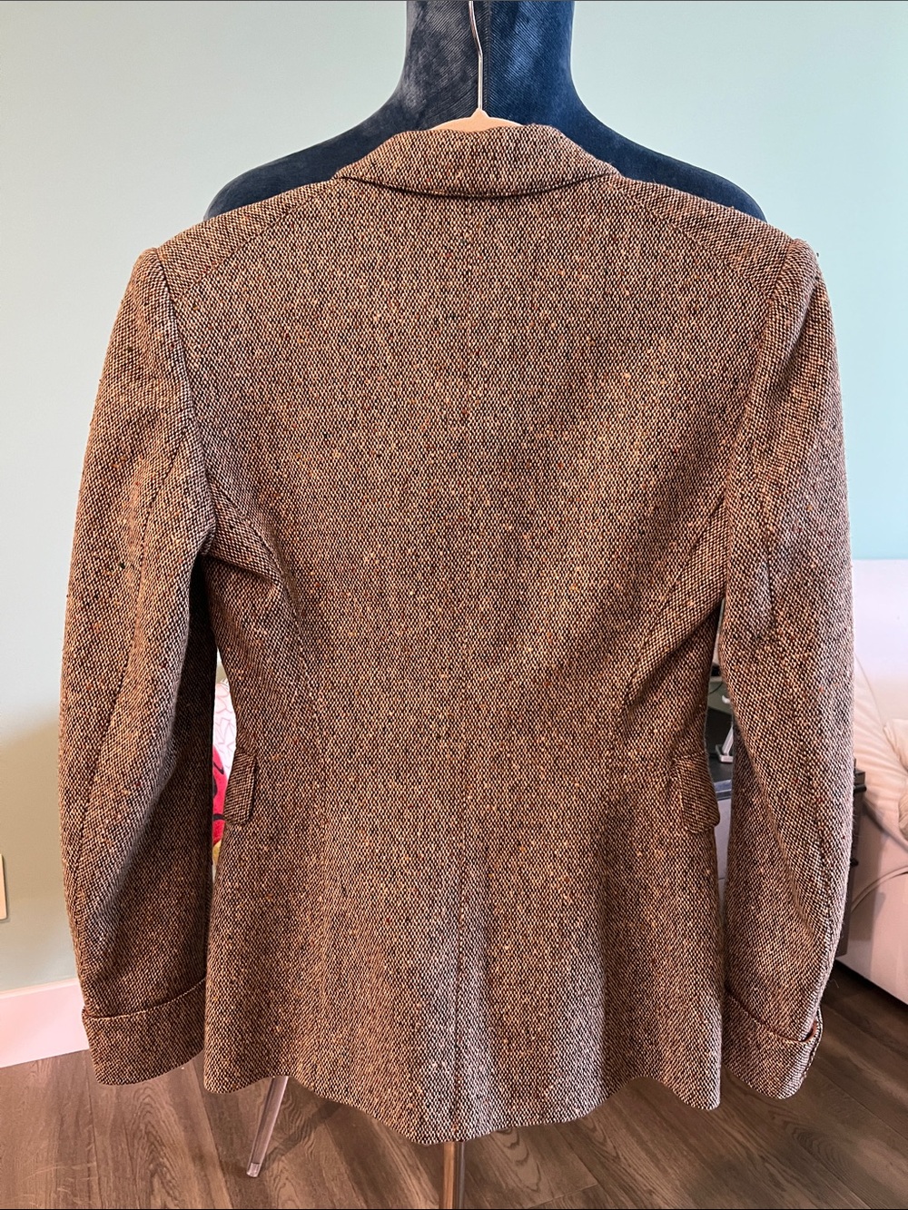 Vintage Alaia Paris Brown Tweed Notch-Collar Blazer 

100% wool 
1990th - Picture 7 of 12
